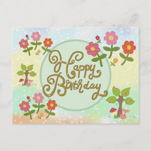 Streublümchen Postkarte ポストカード (正面)