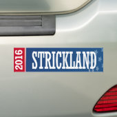Strickland -テッドStrickland 2016年 バンパーステッカー (車上)