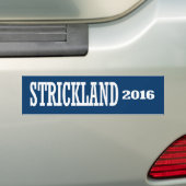 Strickland -テッドStrickland 2016年 バンパーステッカー (車上)