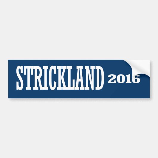 Strickland -テッドStrickland 2016年 バンパーステッカー (正面)