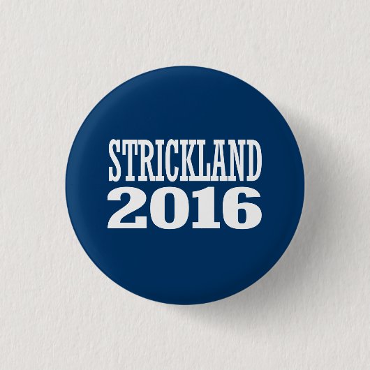 Strickland -テッドStrickland 2016年 缶バッジ (正面)