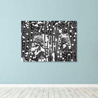 Strictly Black & White DUO Stretted Canvas Print キャンバスプリント