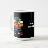 Stride Beyond Legend Sasquatch Amputee Vintage  コーヒーマグカップ (正面左)