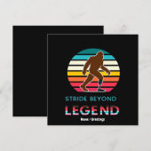 Stride Beyond Legend Sasquatch Amputee Vintage  招待状 (正面/裏面)