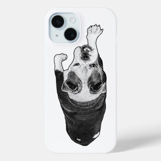 Stride Dot Dog が強いグラフィックエネルギーで守ります Case-Mate iPhoneケース (裏面)