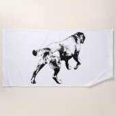 Stride & Shadow, Fall Textile ビーチタオル (正面)