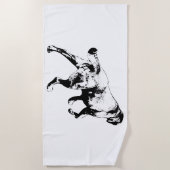 Stride & Shadow, Fall Textile ビーチタオル (正面)