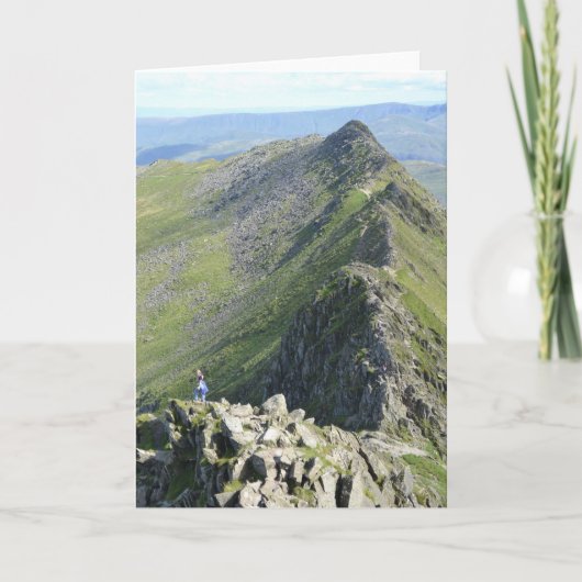 Striding Edge - English Lake District カード (正面)