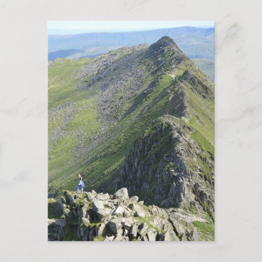 Striding Edge - English Lake District ポストカード (正面)