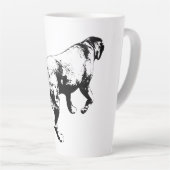 Striding Through Autumn カフェラテマグ (右アングル)