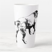 Striding Through Autumn カフェラテマグ (正面)