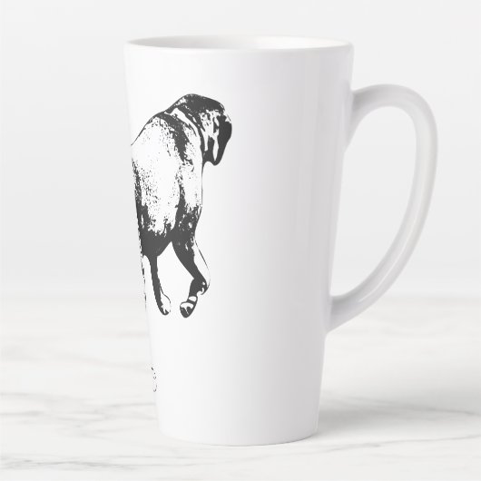 Striding Through Autumn カフェラテマグ (右)