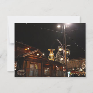 Striezelmarkt at Altmarkt in Dresden ポストカード