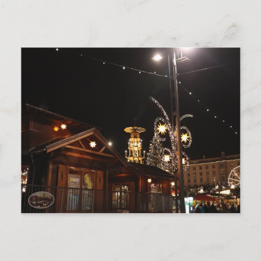 Striezelmarkt at Altmarkt in Dresden ポストカード (正面)