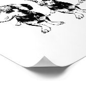 'Strike A Pose Dex' Flippy Ear Dex Art Print ポスター (角)