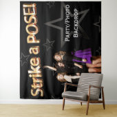 Strike a Pose Party 90s Shot Starry Backdrop タペストリー (インサイチュ)