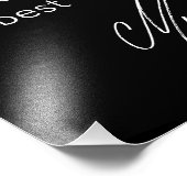 Strike a Pose Photo Booth Sign in Black フォトプリント (角)