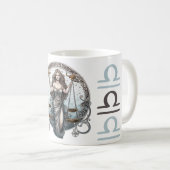 Strike Libraシンボルアートワーク コーヒーマグカップ (正面右)