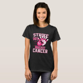Strike Out Breast Cancer Awareness Bowling Pink Tシャツ (正面フル)