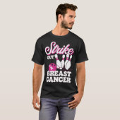 Strike Out Breast Cancer Bowling Awareness Women M Tシャツ (正面フル)