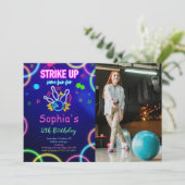 STRIKE UPボーリングフォト招待状 招待状 (スタンド正面)