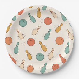 Strike Up Some Fun Bowling Party Kids  ペーパープレート