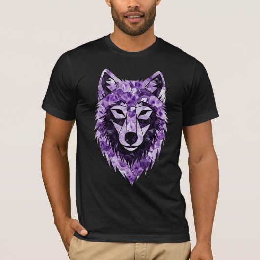 Striking Amethyst Wolf Tシャツ (正面)