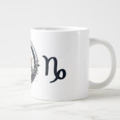 Striking Capricorn Symbol Artwork ジャンボコーヒーマグカップ (右)