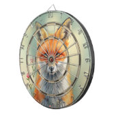 Striking Eyes of a Cunning Red Fox Regulation ダーツボード (正面右)