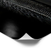  Striking High Contrast Emperor Penguin Fine Art  ポスター (コーナー)