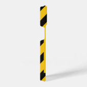 “Striking Yellow Cover with Bold Black Trendy iPhoneケース (右側面)