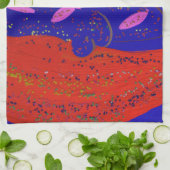 Strikingly Beautiful Creature Kitchen Towel キッチンタオル (折り畳み)