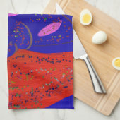 Strikingly Beautiful Creature Kitchen Towel キッチンタオル (四つ折り)