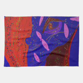 Strikingly Beautiful Creature Kitchen Towel キッチンタオル