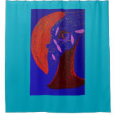 Strikingly Beautiful Creature Shower Curtain シャワーカーテン (正面)
