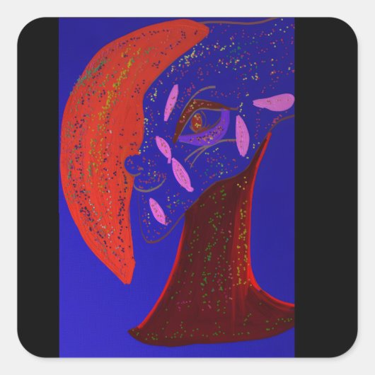 Strikingly Beautiful Creature Square Stickers スクエアシール (正面)