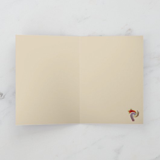 "Strikingly Flamboyant" 5x7 Blank Card w/Envelope カード (内部)