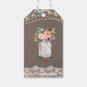 String Light 素朴 Mason Jarありがとうござ結婚う ギフトタグ (裏面)