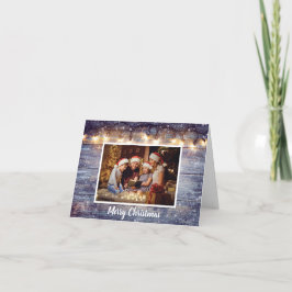 String Light 素朴 Wood Photo シーズンカード