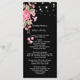 String Lightsお洒落 Black ceremonyプログラム プログラム