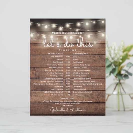 String Lightsの素朴タイムラ結婚イン (スタンド正面)