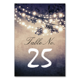 string lightsブランチ表ナンバーカード テーブルナンバー