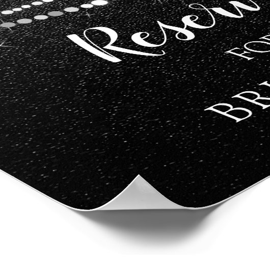 String Lightsポスターブライダルパーティ用 ポスター (角)