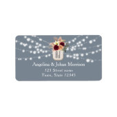 String Lights差出人住所 ラベル (正面)