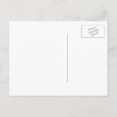 string lights金ゴールド紙吹雪black save date 案内ポストカード (裏面)