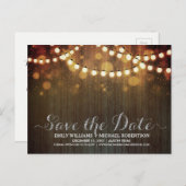 String lights金ゴールド《写真》ぼけ味保存日 案内ポストカード (正面/裏面)
