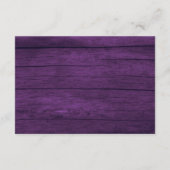 String Lights 素朴 Purpleの結婚詳細 エンクロージャーカード (裏面)