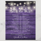 String Lights 素朴 Purple Woodのタイムラ結婚イン (正面)