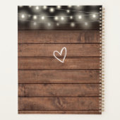 String Lights 素朴 Wood Signature Script結婚's プランナー手帳 (裏面)