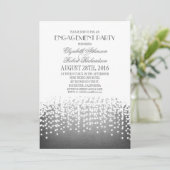 string lights elegant engagement party 招待状 (スタンド正面)